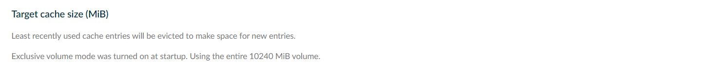 controller exclusive volume mode 2022.1